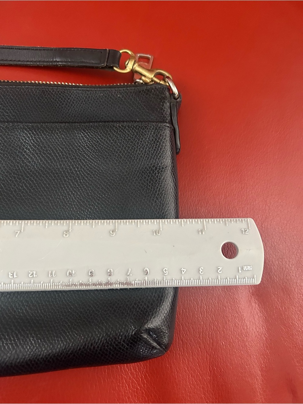 Coach East/West swing pack, black, leather and brown pop out pouch Crossbody - Picture 11 of 13